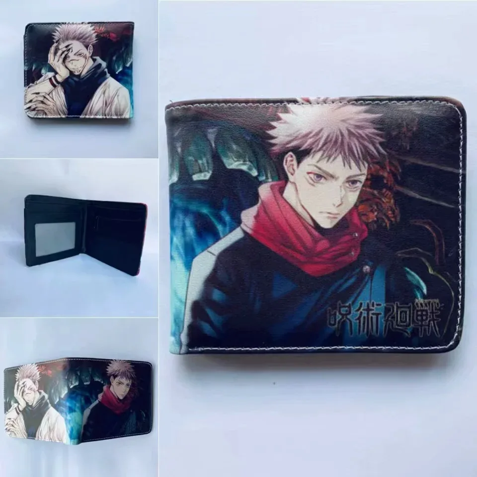 Anime Jujutsu Kaisen Coin Purse Cute Wallet Multi-Functional Key Credit Card Bag Pouch Purses For High School Students 6pc/lot