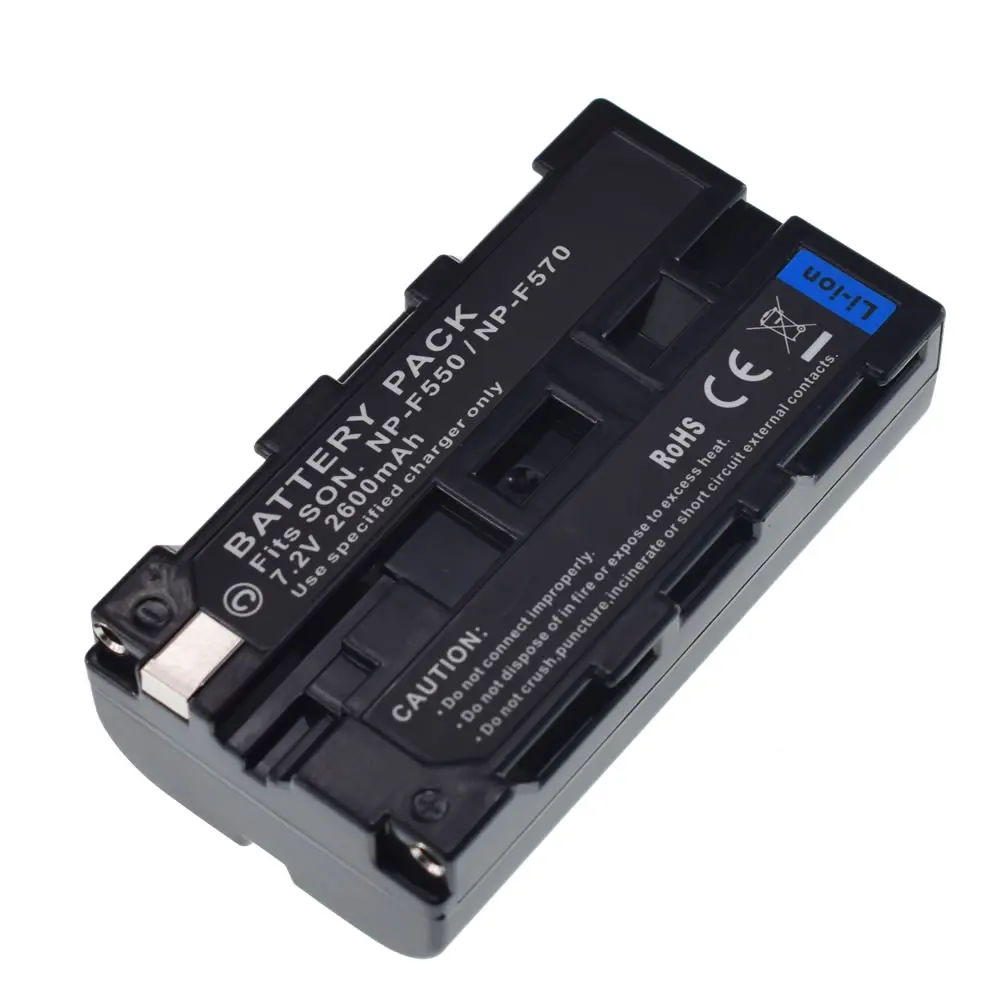 2 шт. в комплекте батарея для Sony NP F550 F330 F570 F750 F960 F970 F770|Цифровые аккумуляторы| |