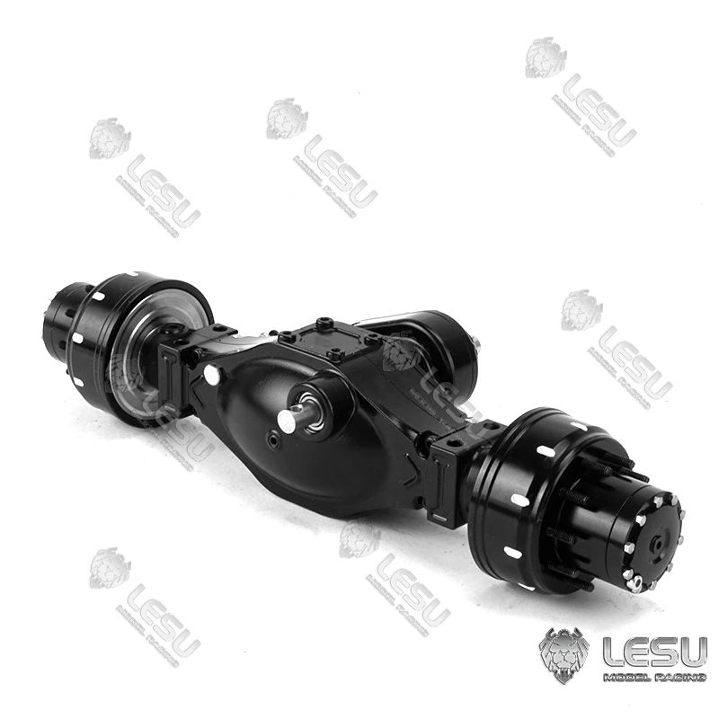 Металлический LESU дифференциальный задний колесный редукционный мост 1/14 RC