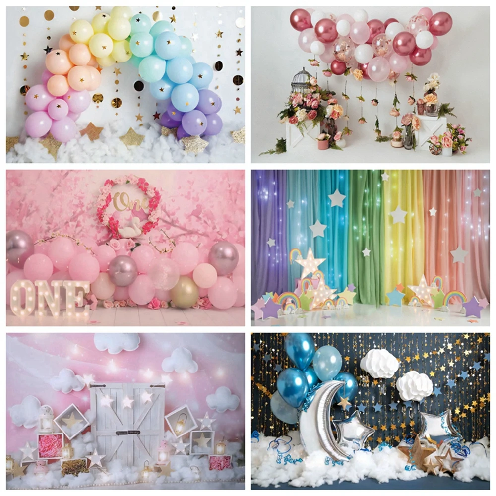 Фон для студийной фотосъемки в честь первого дня рождения ребенка | Электроника