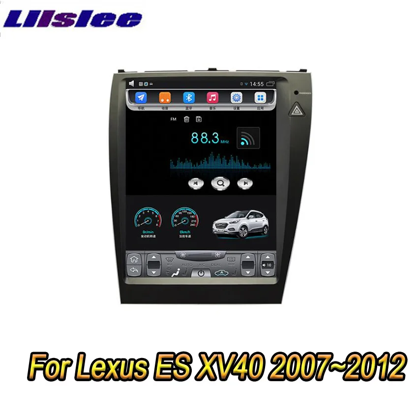 Liislee 2 din Android для Lexus ES 350 GSV40 2007 ~ 2012 большой экран Автомобильный мультимедийный