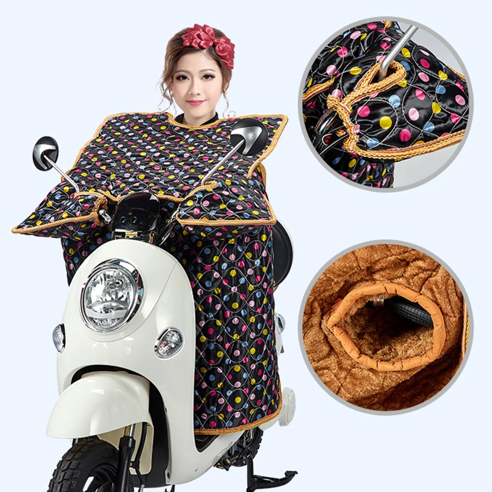 

Motorcycle Blanket Knee Warmer Leg Cover Electric Scooter Windshield Velvet Thick Warm Knee Pads Leg Cover Universal for Scooter