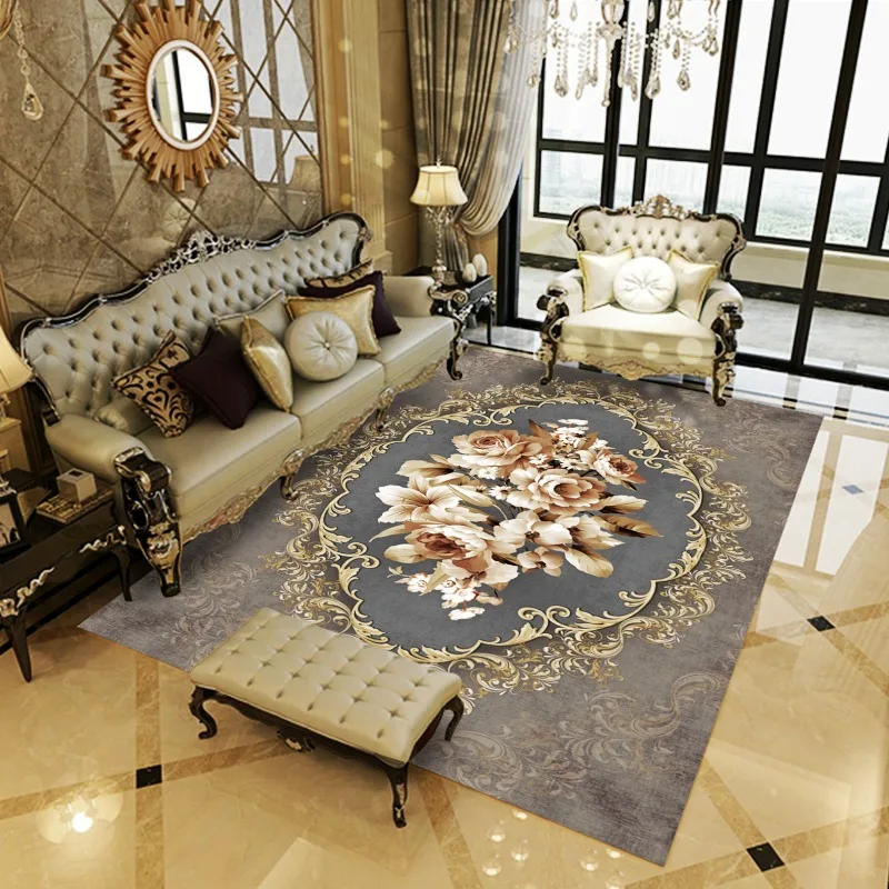 

European Style Soft Carpets For Living Room Bedroom Kid Room Rugs Hot Sale Area Rugs Floor Door Mat Hotel Home Carpet Mats