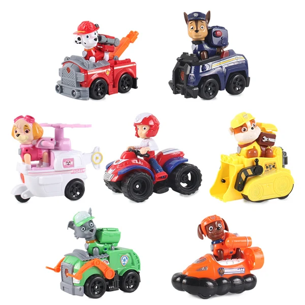 17 Paw Patrol спасательный автобус, собака, автомобиль, фигурки, набор игрушек, щенок, спасательный автомобиль, круизер штаба, смотровая башня, детская edcation игрушка в подарок - Цвет: 17