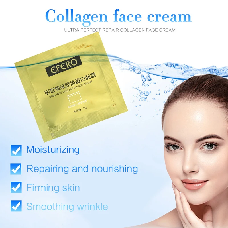 10 шт Collogen увлажняющий крем для лица лифтинг укрепляющий против морщин ухода за