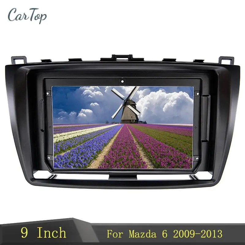 

9-дюймовый DVD стерео Панель приборной панели установка Установка рама автомобиля Радио панель для Mazda 6 Atenza 2009-2013