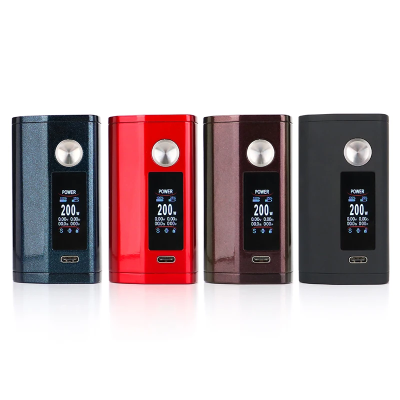 G вкус asMODus Minikin V3 200 Вт Box Mod создано Двойной 18650 батареи GX UTC Чипсет сенсорный Экран