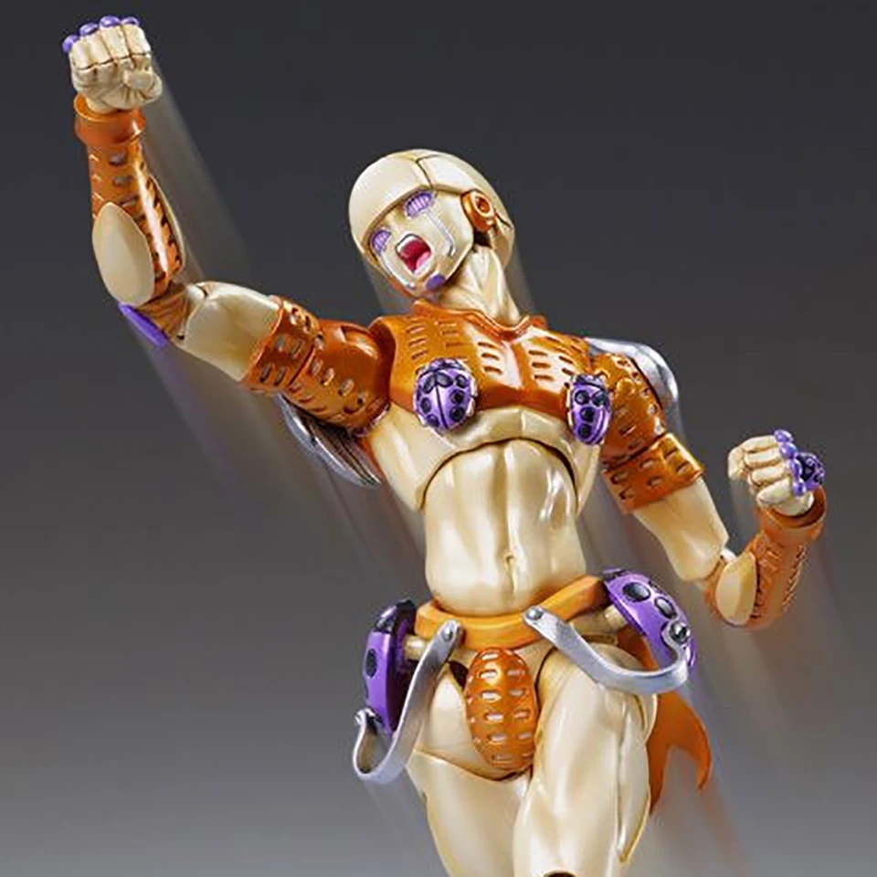 

Tronzo Original Medicos Super Action Statue JOJO Bizarre Adventure Golden Wind Giorno Gold Experience Movable Action Figure Toys