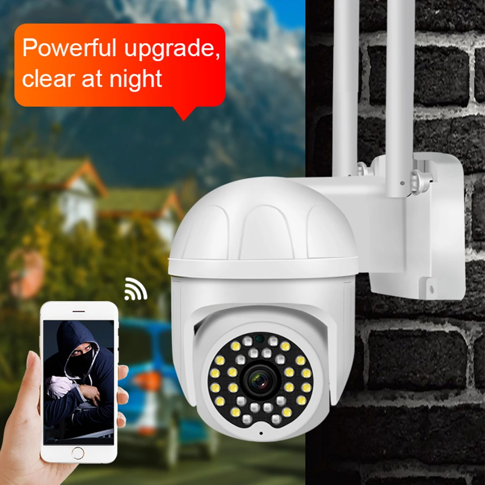 

IP-камера 1080P HD PTZ, 2 МП, Wi-Fi, 4-кратный цифровой зум