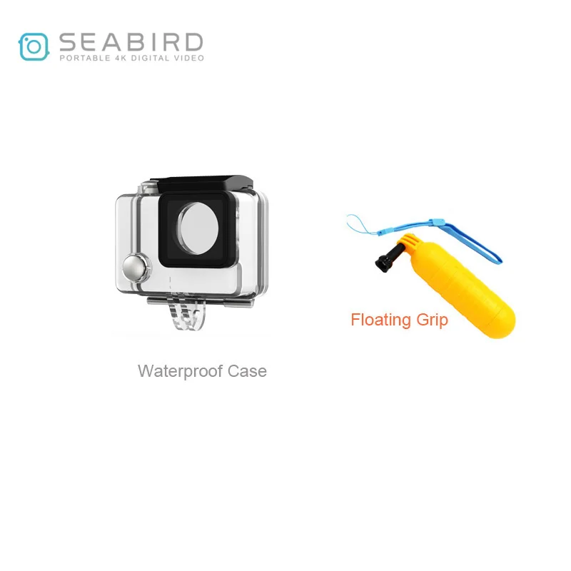 Водонепроницаемый чехол и плавающий стержень для экшн камеры SeaBird|Чехлы
