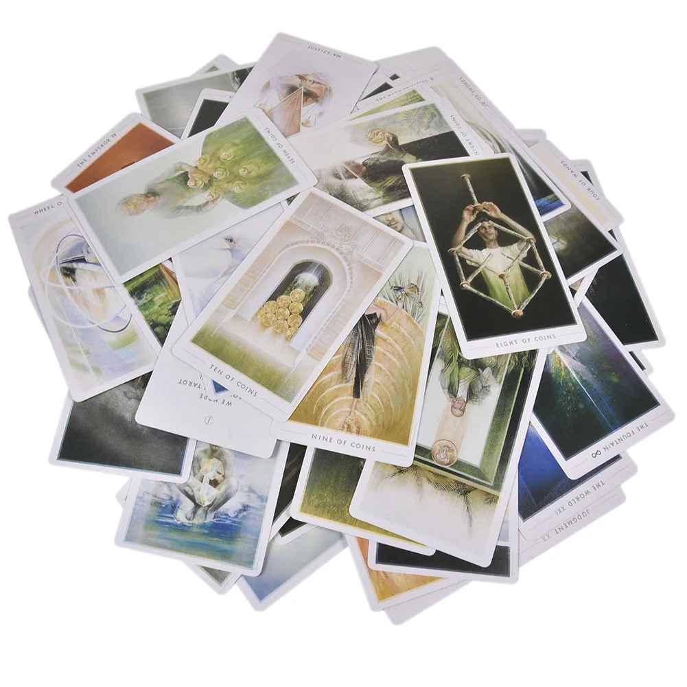 Высокое качество 79 шт фонтан Таро карты настольная игра для Famliy вечерние