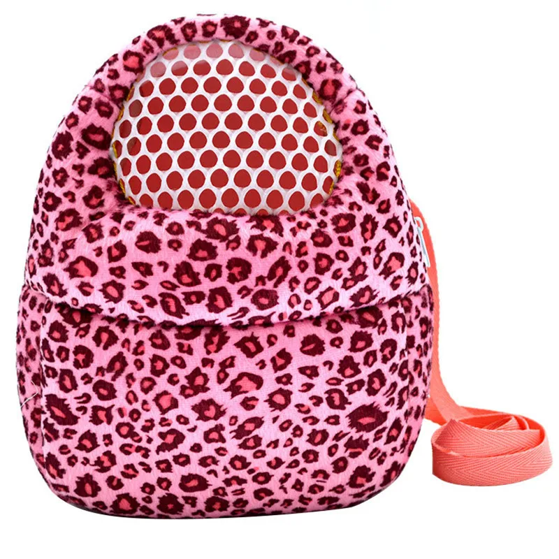 Мелких животных переноска дорожная сумка с рисунком собачки и котика свинки