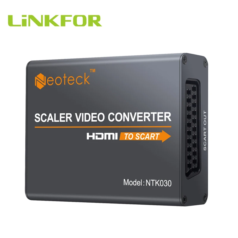 LiNKFOR HDMI совместимый конвертер SCART 1080P Композитный HD видео стерео аудио адаптер
