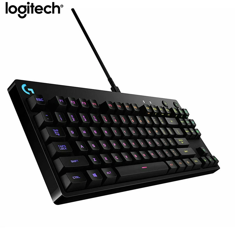Игровая клавиатура Logitech G Pro X LIGHTSYNC RGB механическая эргономичная с подсветкой