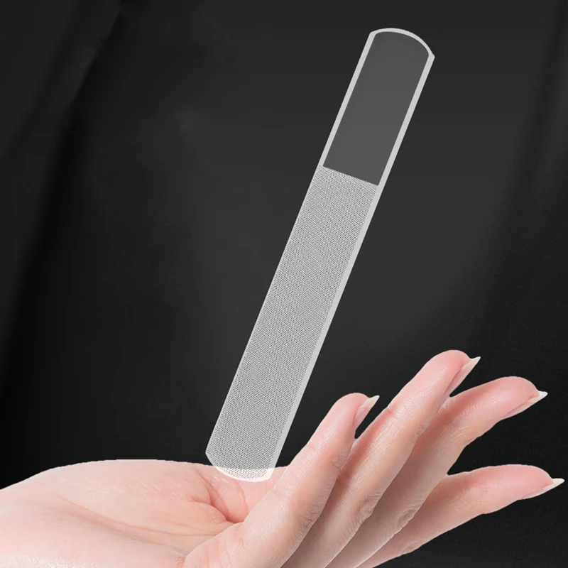 1 шт. пилочка для ногтей щетка из хрустального стекла нанометровые пилки маникюра