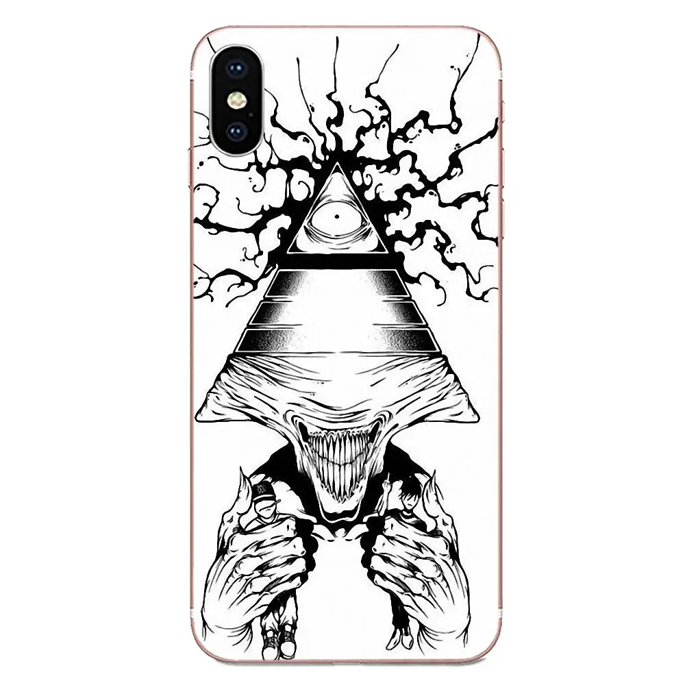 Иллюминаты символ глаз Пирамида арт для Galaxy Alpha Note 10 Pro A10 A20 A20E A30 A40 A50 A60 A70 A80 A90 M10 M20