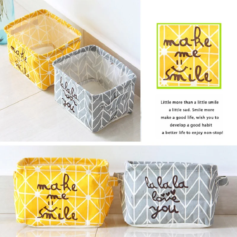 

Nordic Style Simplicity Laundry Basket Home Washing Sorter Hamper Cotton Linen Toys Storage Bag