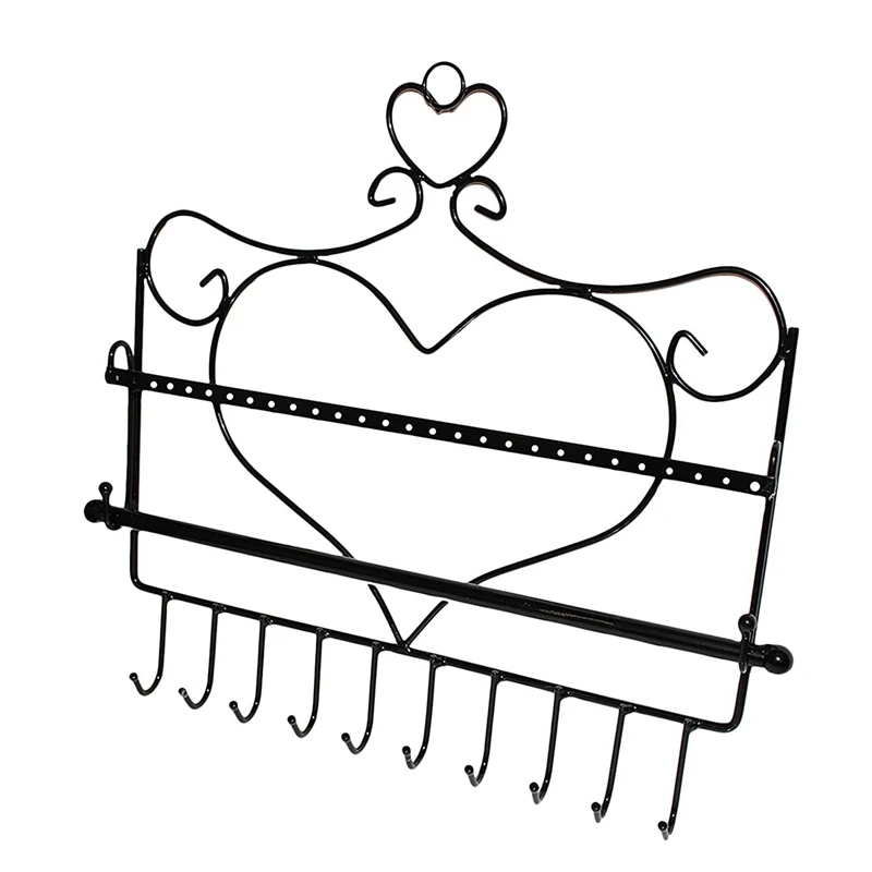 

Органайзер для украшений-настенная Подставка для украшений для всех ваших серег, гвоздиков, ожерелий, браслетов, колец, часов и браслетов