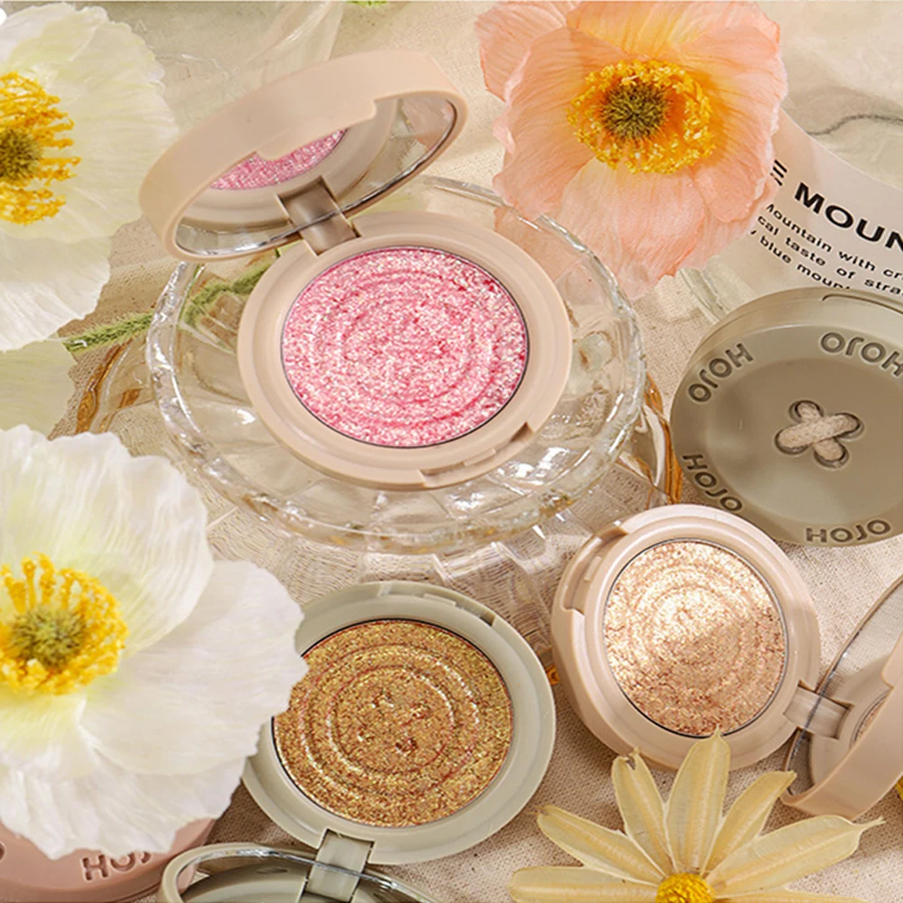 Новинка одноцветные тени для век HOJO с высоким блеском текстура из пюре картофеля