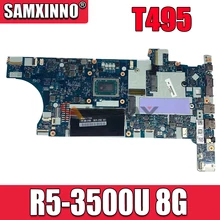 FA495 NM-C131 For Lenovo Thinkpad T495 Laptop motherboard With CPU:R5-3500U RAM:8GB 100% fully Tested FRU：02DM035 02DM034