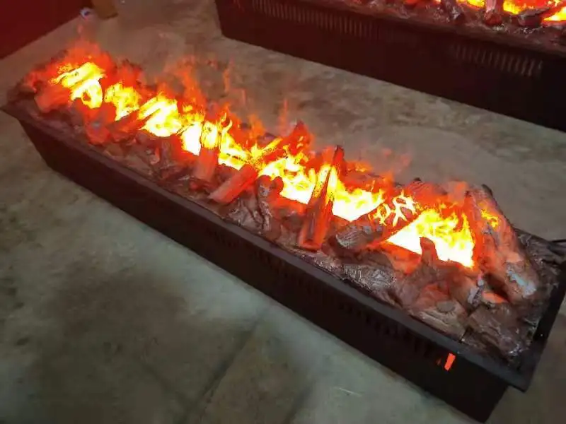 Самая низкая цена Китай 3D водяной пар электрический камин с поддельным деревом или галькой или панелью