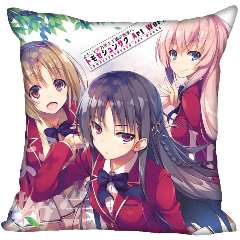 Classroom Of The Elite Pillow Cover Bedroom Home Decorative Pillowcase Square Zipper Cases Fabric Eco-Friendly 0918 | Дом и сад