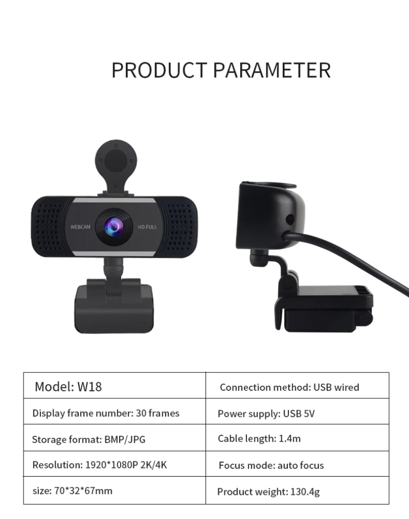 

Webcam 4K Web Camera With Microphone PC Camera Webcam Full HD 1080p Web Cam For Computer Web Cam For PC USB Camera