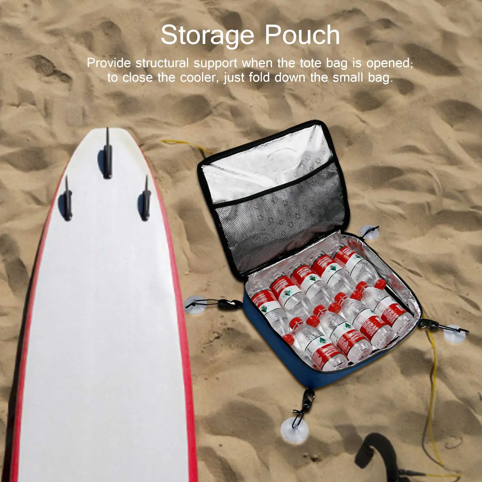 

Portable Thermal Cooler Bag Beverage Cooler Organizer Beer Beverage Insulation Bag