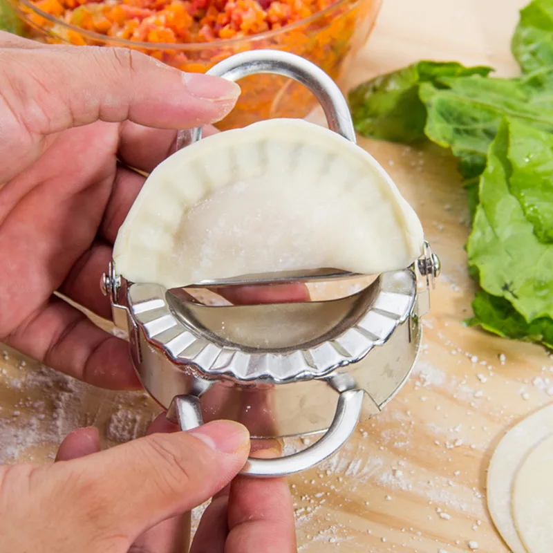 1/2 из нержавеющей стали клецки машина обертка тесто резак плесень различных