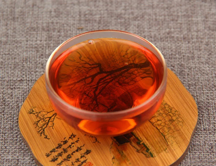 

100g China Yunnan Ripe Tea Gold Tin Foil Packing Resin Tea Pu'er Cha Gao