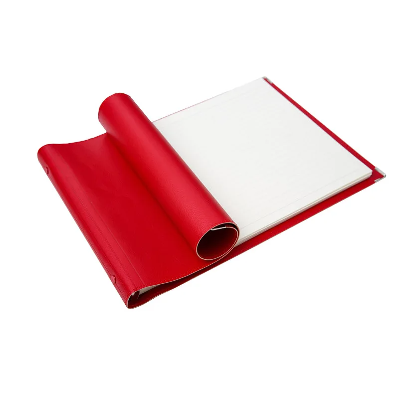 

A4 Soft Leather Loose-leaf Notebook Planners Notepad Handbook Pu Cover Grid Book Cornell Mind Map Book School Office Supplies