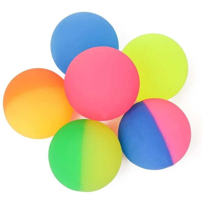

10pcs Bouncing Ball 3cm Creative Watermelon Patterned Rubber Bouncy Balls Children's Outdoor Bath Toys Kids Sports Games Toy