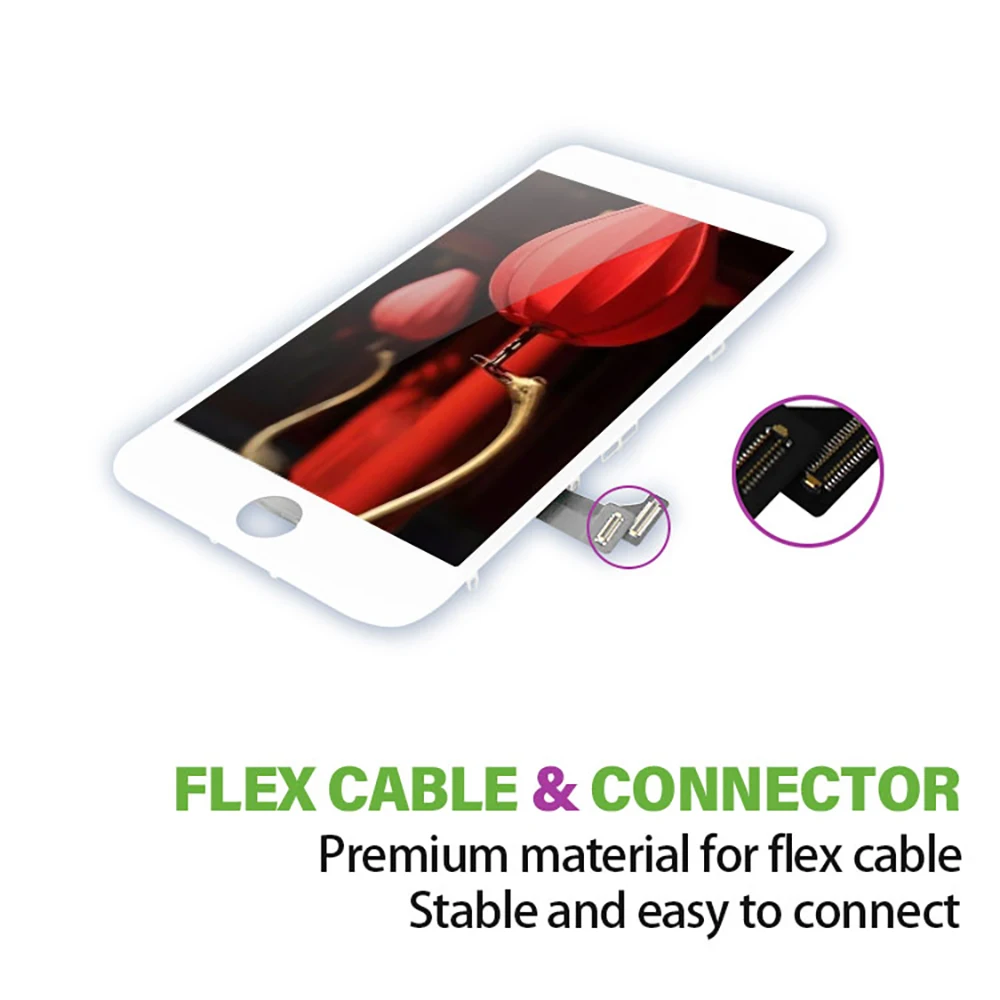 Черный/белый Pantalla ЖК-дисплей дигитайзер для iPhone 7 Plus A1661 A1784 A1785 3D сенсорный экран Замена без Dead Pixe
