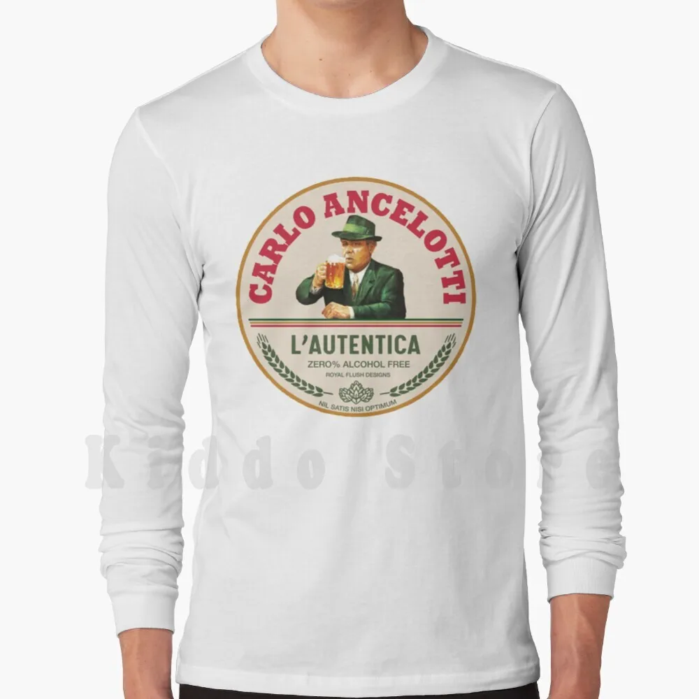 

Carlo Ancelotti Moretti Hoodies Long Sleeve Carlo Ancelotti Everton Football City Napoli Goodson Park The Don