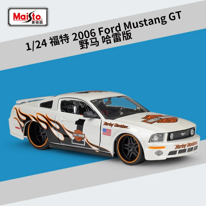2006 Ford Maisto 1:24 1967 Ford Mustang GT сплав модель автомобиля ремесла Коллекция украшения игрушки инструменты подарок - Цвет: 2006 Ford