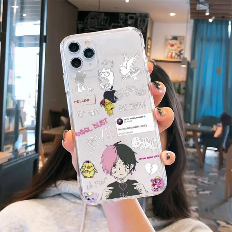 

lil peep Phone Cases Transparent for iPhone 6 7 8 11 12 s mini pro X XS XR MAX Plus cover funda shell
