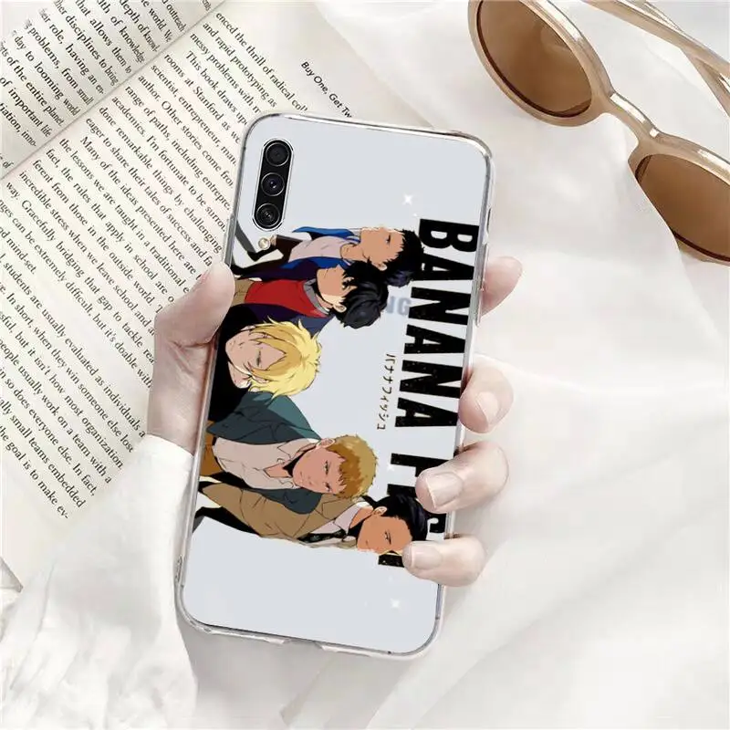

Anime Banana Fish Anime Phone Case Transparent for Samsung s9 s10 s20 Huawei honor P20 P30 P40 xiaomi note mi 8 9 pro lite plus