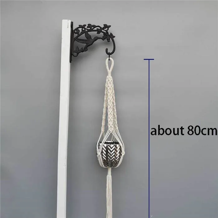 

New arrival 100% handmade macrame plant hanger plant hanging pot tray pot hanger hanging plant