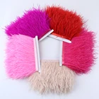 10 млот страусиные перья, отделка 8-1010-15 см, розовая искусственная кожа для свадебных аксессуаров, украшения, швейные поделки, оптовая продажа