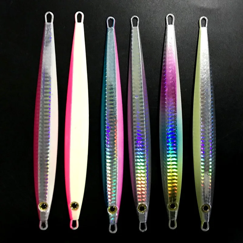 SEWS-6Pcs/лот 16.5cm160Gknife джиггинг металлическая ложка высокое качество VIB