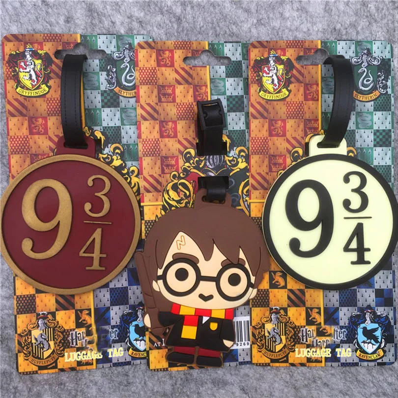 Hp Платформа 9 3/4 Hogwartses Gryffindor Ravenclaww Hufflepufff багажная бирка ID адрес держатель багажа