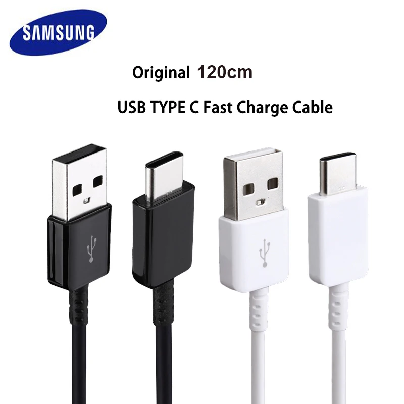 100%Original Samsung type c cable galaxy 120cm Charge cable quick fast charge USB 3.1 Type C for S8 s9 Plus note 8 note 9 A7 A8 iphone cable