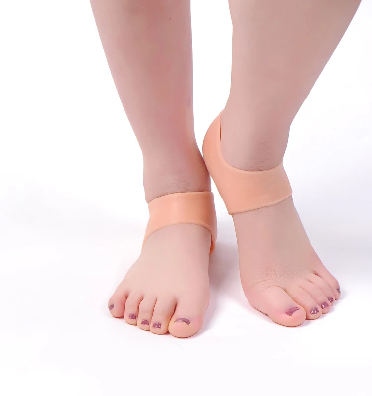 Online 27 çift Toptan SEBS Silikon Jel Topuk Koruyucu çorap Kırık Kuru Ayak Nemlendirici Cilt Ağrı Kesici Ihale Sağlık