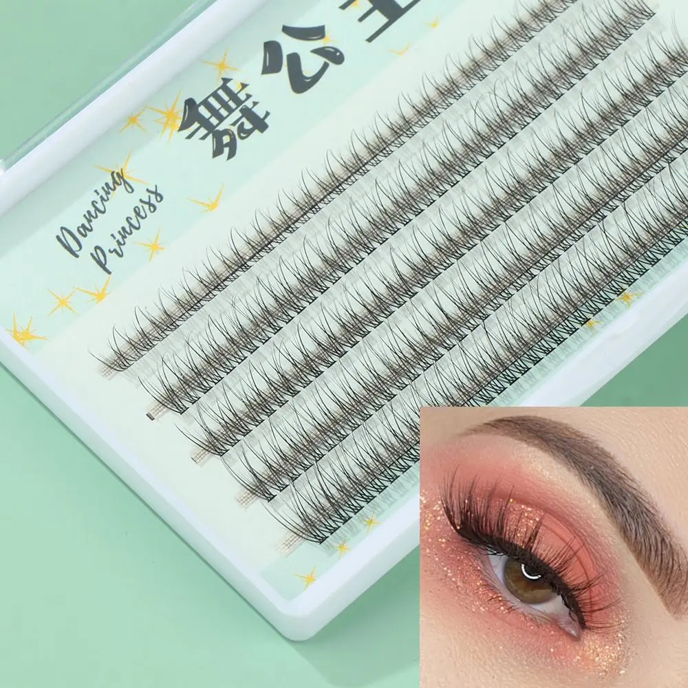 

Handmade Volume 007mm Thickness Natural Long False Eyelashes Lash Grafting Mink Black Individual Eyelashes