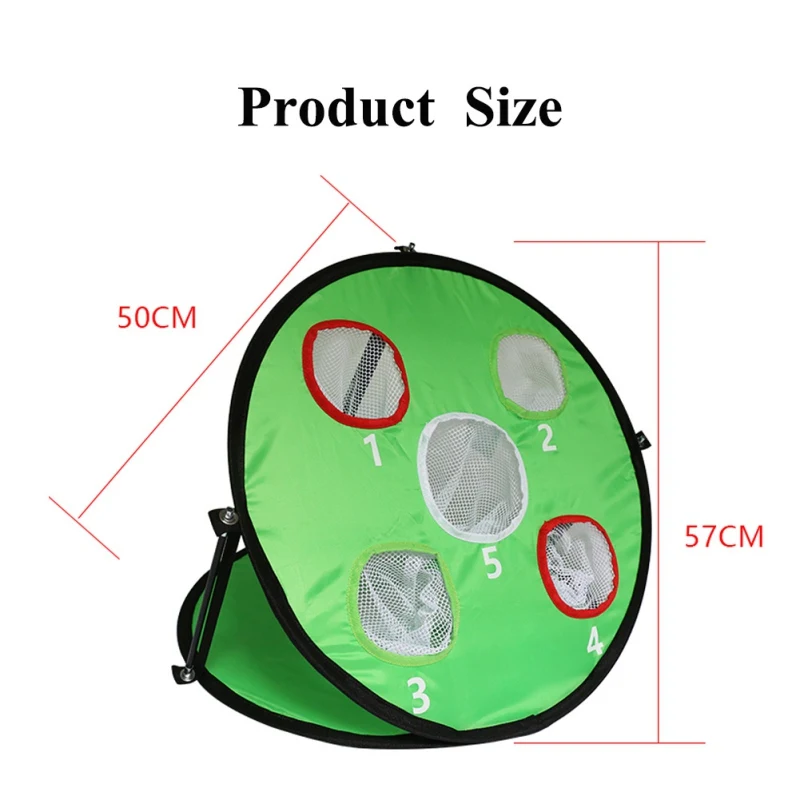 

New Golf Chipping Practice Net Golf Pop-UP Indoor Outdoor Chipping Pitching Cages Mats Practice Easy Net Golf Training Aids