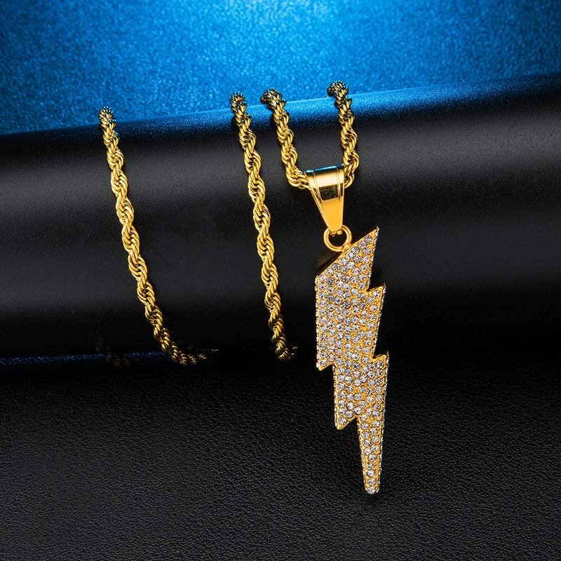 Цепочка с подвеской в стиле хип-хоп из нержавеющей стали | Украшения и аксессуары