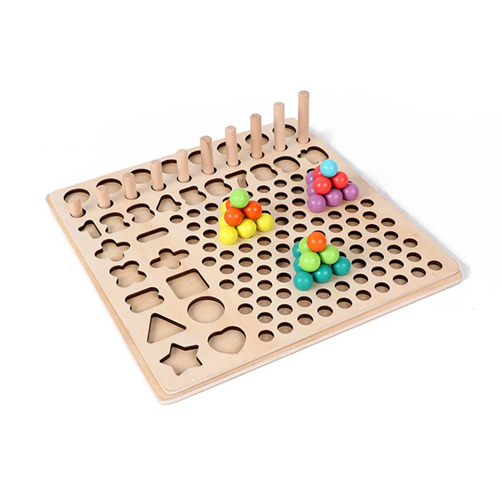 

Baby Wooden Montessori Toy Learn To Count Numbers Matching Digital Shape Match Early Education Teaching Math Toys Fishing ideal