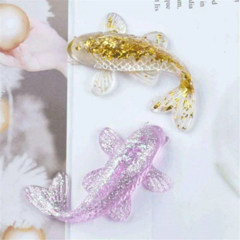 3D подвеска в виде рыбы кои силиконовые формы литье из смолы рукоделие эпоксидная