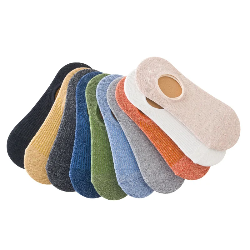 

10 Pairs Man Socks Breathable Sports socks Solid Color Boat socks Comfortable Cotton Ankle Socks
