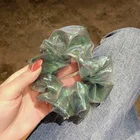 Резинка для волос Корейская, круглая, из органзы, для конского хвоста